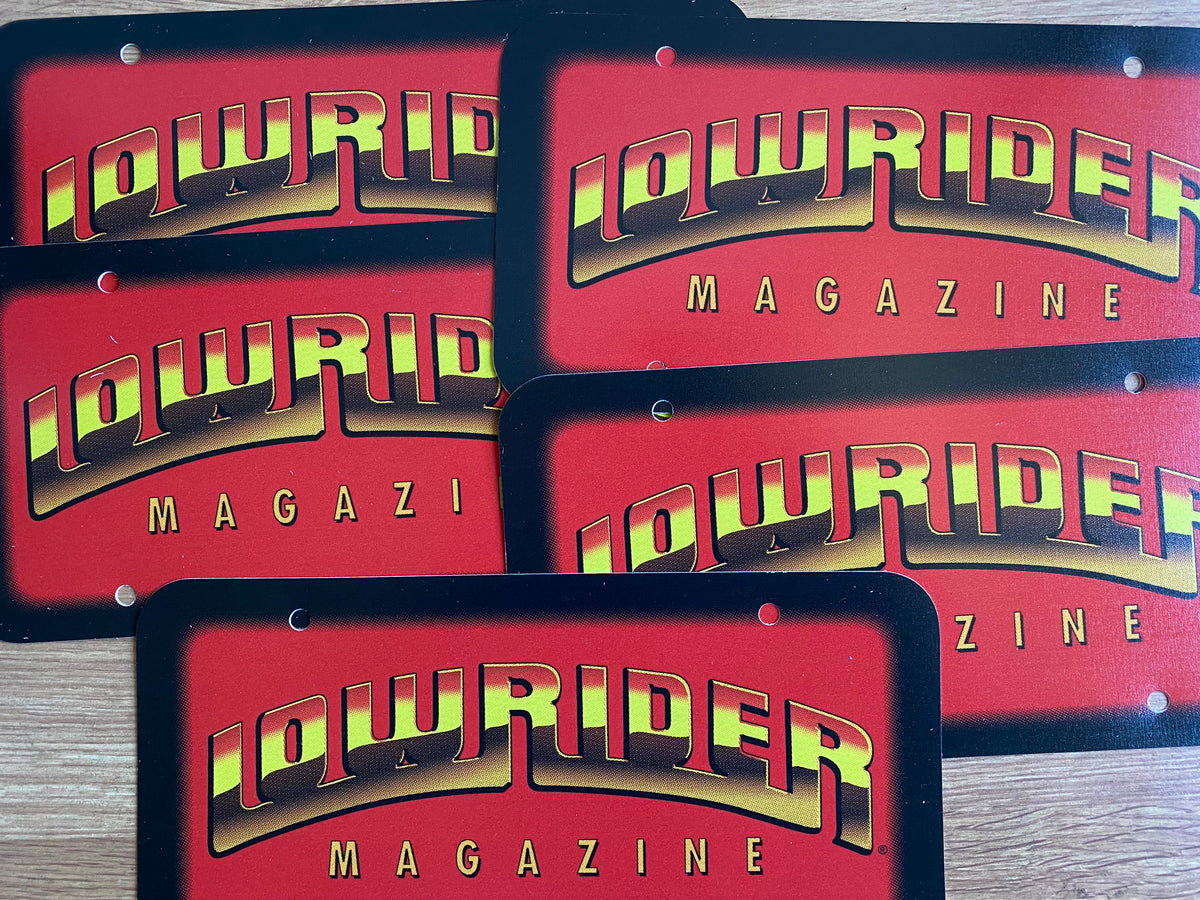 Lowrider Harley Davidson Chicana biker Vicla License Lowrider plate