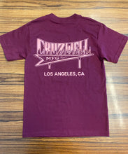 Plaque Tee Maroon