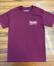 Plaque Tee Maroon