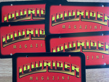 Lowrider License Plate Insert